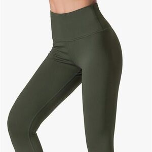 Dragon fit dark olive yoga pants